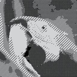 Crosshatch style sample