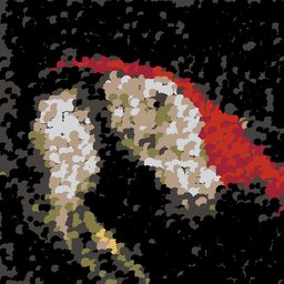 Pointillist style sample